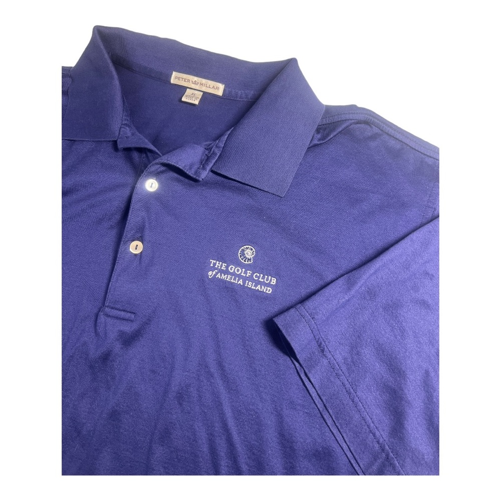 Peter Millar Men's Polo Short‎ Sleeve "The Golf Club of Amelia Island" XL